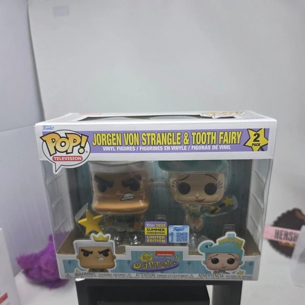 Funko Pop! Jorgen Von Strangle Tooth Fairy Nickelodeon Fairly Odd Parents 2-Pack